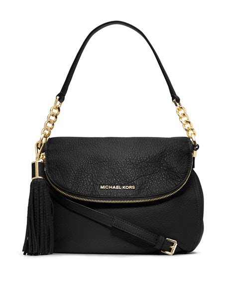 Michael Kors Bedford Tassel Crossbody (Black) 